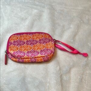 Jonathan Adler Pink and Orange Wallet with Geometric Design